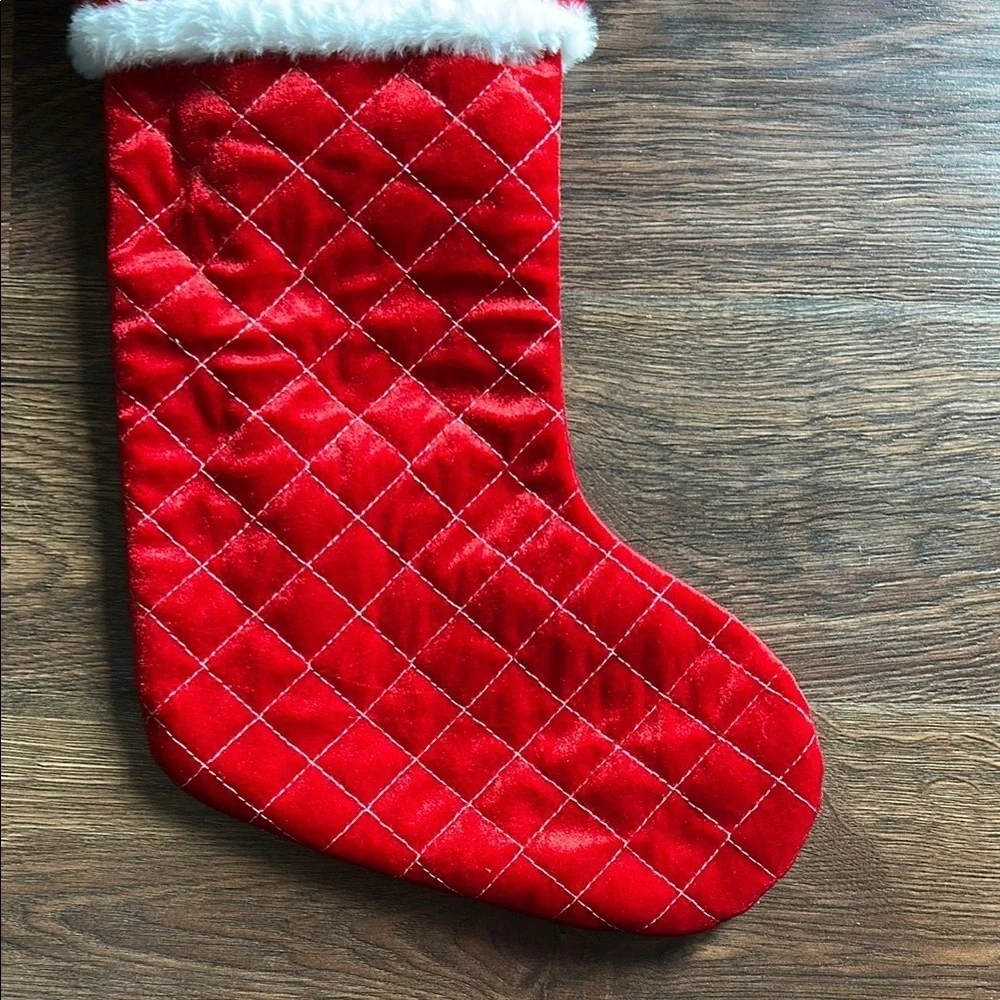 Target Red Quilted Christmas Stocking | Christmas Stocking | Holiday